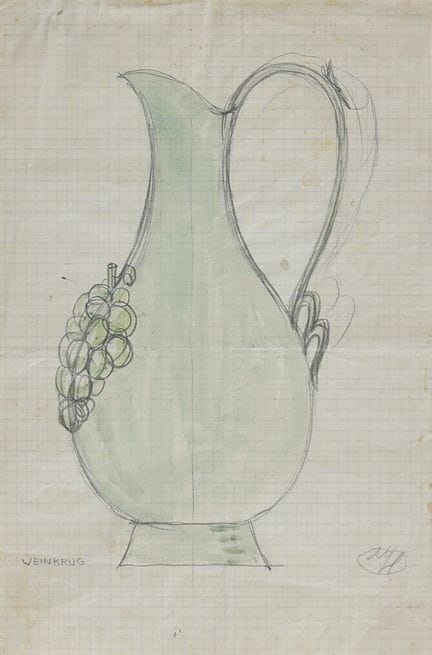 Josef Hoffmann* (Pirnitz 1870 - 1956 Wien)
Weinkru