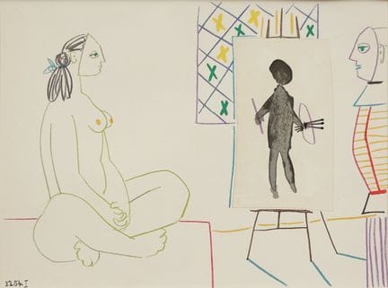 Pablo Picasso* (Málaga 1881 - 1973 Mougins)
Comedi