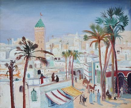 Ernst Huber* (Wien 1895 - 1960 Wien)
Tunis, 1928

