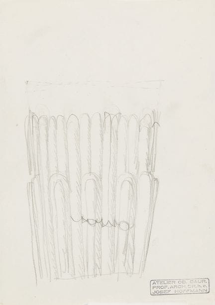 Josef Hoffmann* (Pirnitz 1870 - 1956 Wien)
Vasenen