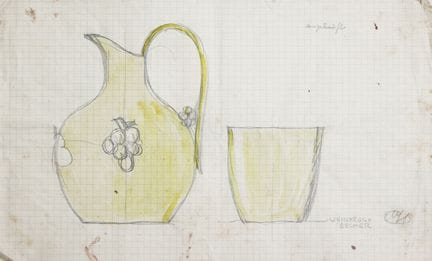 Josef Hoffmann* (Pirnitz 1870 - 1956 Wien)
Weinkru