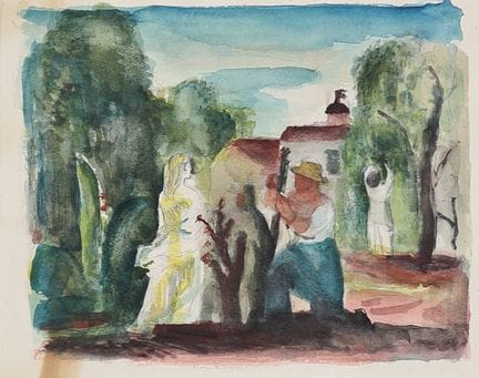 Wilhelm Thöny (Graz 1888 - 1949 New York)
Gärtner,