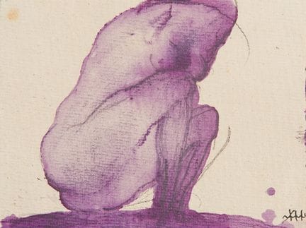 Anton Hanak (Brünn 1875 - 1934 Wien)
Hockender Akt