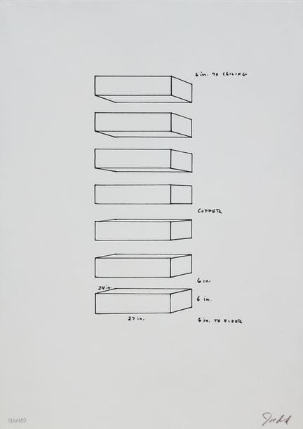 Donald Judd* (Excelsior Springs 1928 - 1994 Manhat