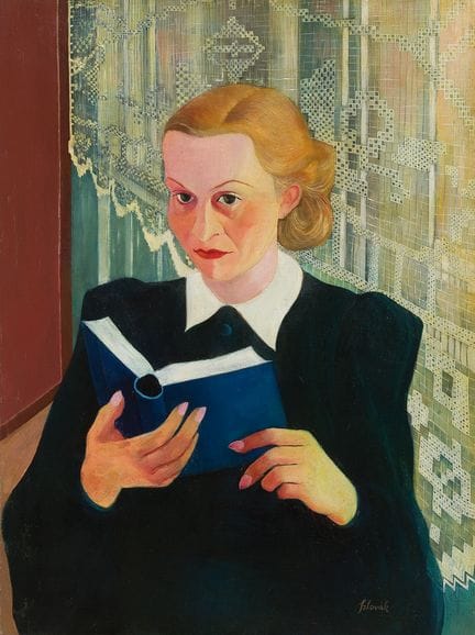 György Szlovak* (1913 – 1987 Budapest)
Portrait of