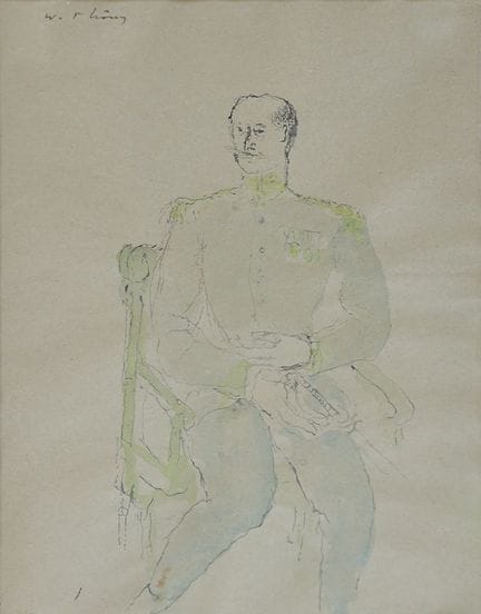Wilhelm Thöny (Graz 1888 - 1949 New York)
Offizier