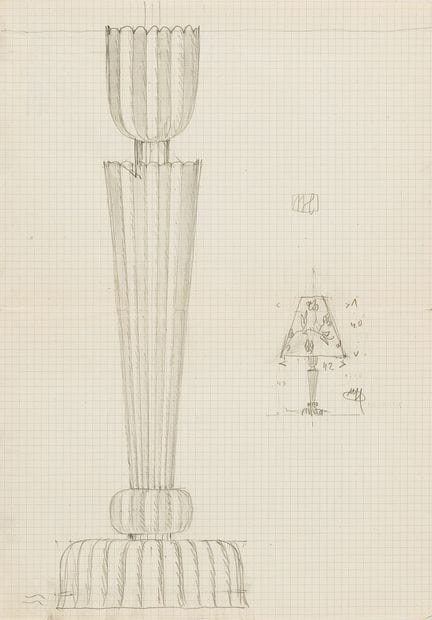 Josef Hoffmann* (Brtnice 1870 - 1956 Vienna)
Desig