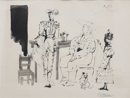 Pablo Picasso* (Málaga 1881 - 1973 Mougins)
Deux P