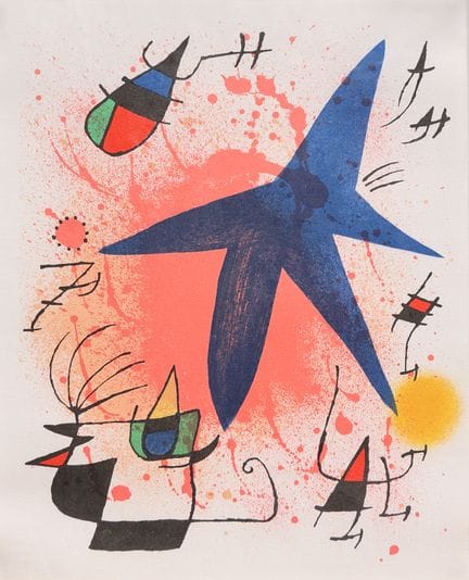 Joan Miró* (Barcelona 1893 - 1983 Palma)
The blue 
