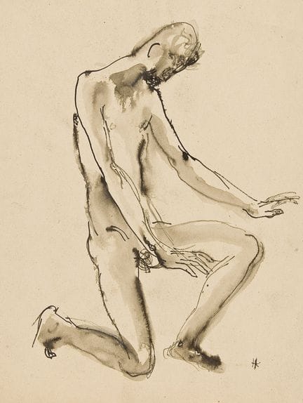 Karl Hauk* (Klosterneuburg 1898 - 1974 Wien)
Knien
