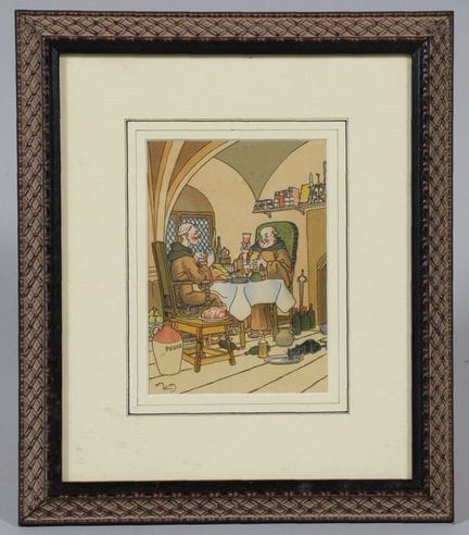 Harry ELIOTT (1882-1959)
Le repas des moines
La pa