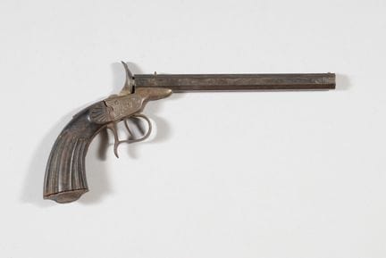 Single-shot FLOBERT-system parlor pistol, rimfire,