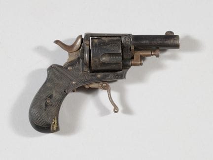 “Bulldog” centerfire revolver, bronzed steel frame