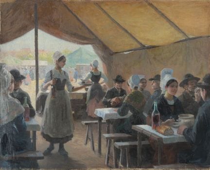 Louis Maurice PIERREY (1854-1912)
Repas champêtre 