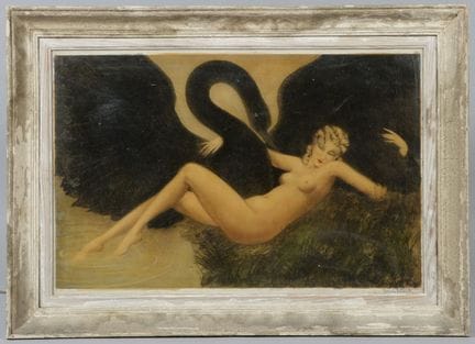 Louis ICART (1888–1950)
Leda and the Swan
Aquatint
