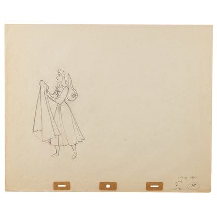 Disegno di produzione di Briar Rose tratto da “La 