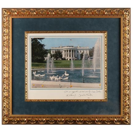 John F. Kennedy 1961 Maison Blanche - Cadeau de No