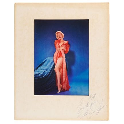 Photographie dédicacée de Marilyn Monroe
Photo gla