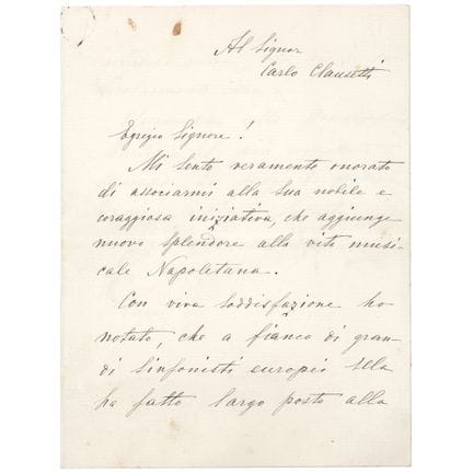 Lettera di Maxim Gorky firmata durante l'esilio - 