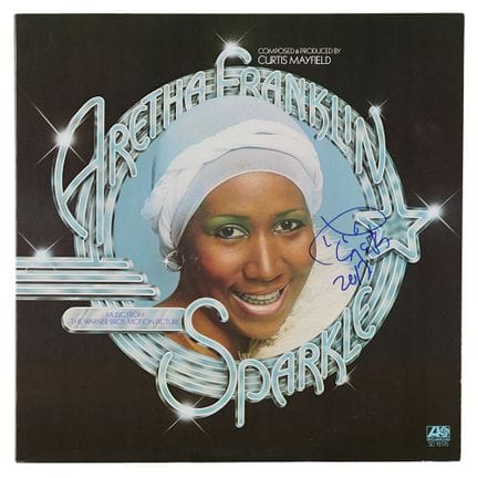 Album autografato da Aretha Franklin - Sparkle
Alb