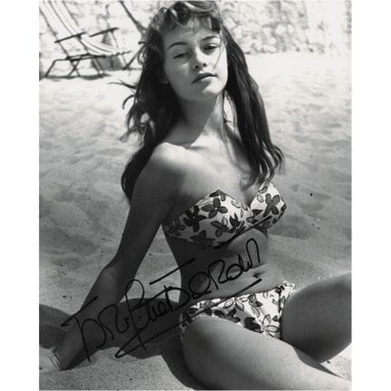 Photographie dédicacée de Brigitte Bardot
Photogra