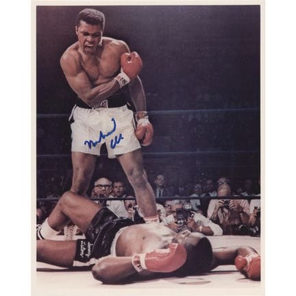 Photographie dédicacée de Muhammad Ali
Photographi