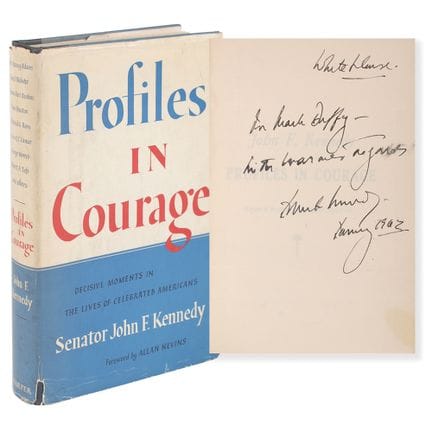 John F. Kennedy, 1962, *Profiles in Courage*, livr