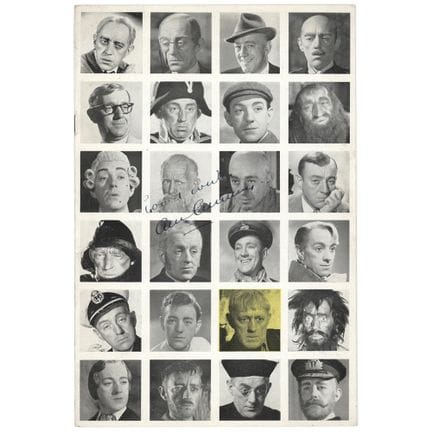 Programme signé par Alec Guinness
Programme offici