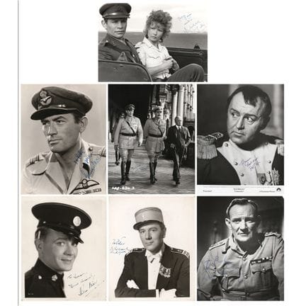 Acteurs (7) Photographies dédicacées par Peck, How
