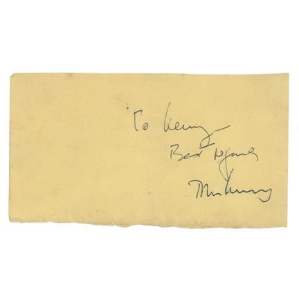 Signature de John F. Kennedy
Signature au stylo à 