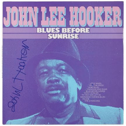 Album autografato da John Lee Hooker - "Blues Befo