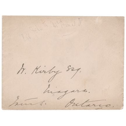 John A. Macdonald, francobollo autografato
Statist