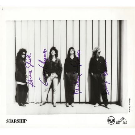 Fotografia autografata dei Jefferson Starship
Foto