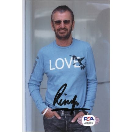 Beatles: Fotografia autografata da Ringo Starr
Fot