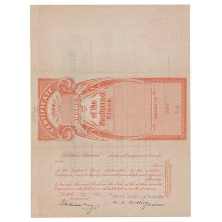 Certificato azionario della Harlo Manufacturing Co