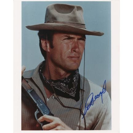 Photographie dédicacée de Clint Eastwood
Photo cou