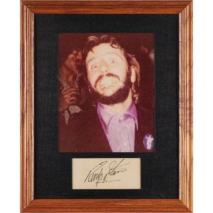 Beatles: Autografo di Ringo Starr
Autografo a penn