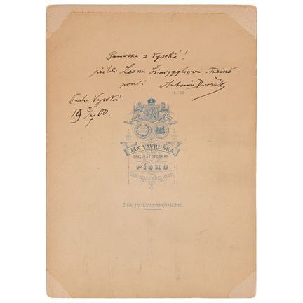Photographie de format « cabinet impérial » signée