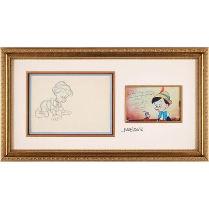 Disegno di produzione tratto dal film “Pinocchio”
