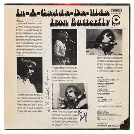 Album autografato degli Iron Butterfly - In-A-Gadd
