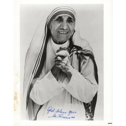 Fotografia autografata di Madre Teresa
Fotografia 