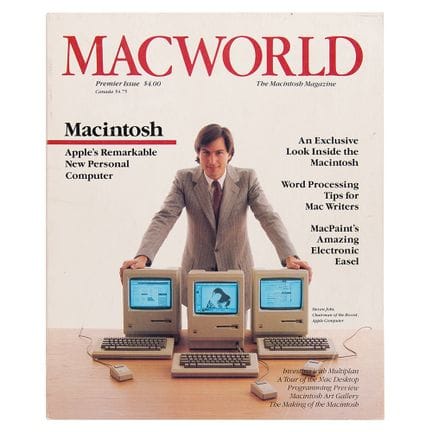 Steve Jobs: Numero inaugurale della rivista Macwor
