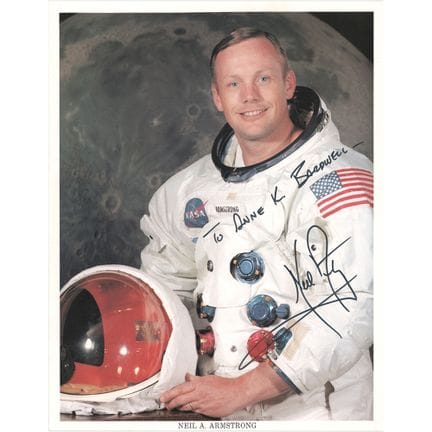 Fotografia autografata di Neil Armstrong
Litografi