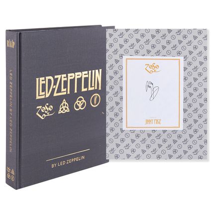Led Zeppelin : Livre dédicacé par Jimmy Page - Led