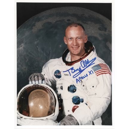 Fotografia autografata da Buzz Aldrin
Fotografia a