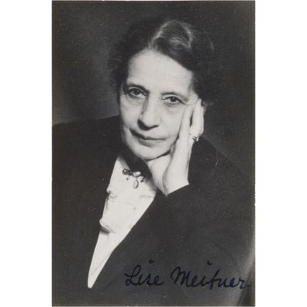Fotografia firmata di Lise Meitner - Fisica pionie