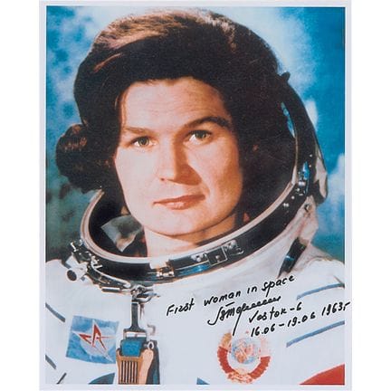 Fotografia autografata di Valentina Tereshkova
Fot