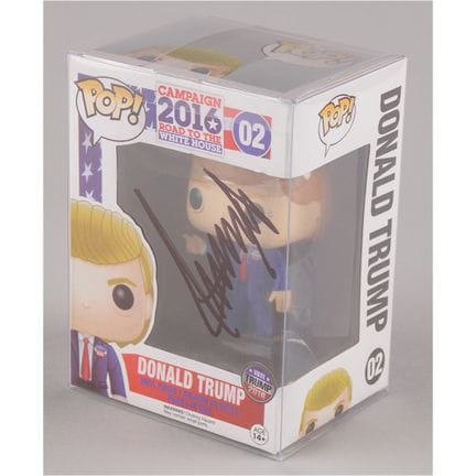 唐纳德-特朗普签名 Funko Pop！公仔
唐纳德-特朗普（Donald Trump）的稀有 Fu