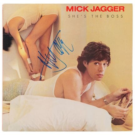 Rolling Stones: Album autografato da Mick Jagger -