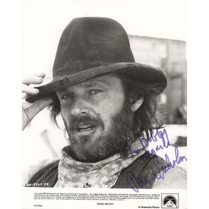Photographie dédicacée de Jack Nicholson
Photo pro